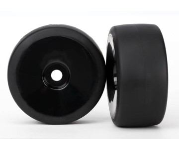 Traxxas XO-1 Front Tire w/Dish Wheels (2) (Black) (S1)