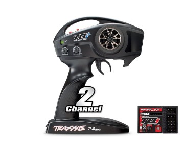 Traxxas TQi 2.4 GHz High Output radio system, 2-channel, Traxxas® Link enabled, TSM® (2-ch transmitter, 5-ch micro receiver)