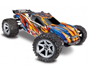 Traxxas Rustler VXL Brushless 1/10 RTR 4x4 Stadium Truck - Orange, TSM, TQi, No Battery/Charger