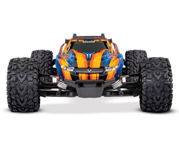 Traxxas Rustler VXL Brushless 1/10 RTR 4x4 Stadium Truck - Orange, TSM, TQi, No Battery/Charger