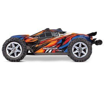 Traxxas Rustler VXL Brushless 1/10 RTR 4x4 Stadium Truck - Orange, TSM, TQi, No Battery/Charger