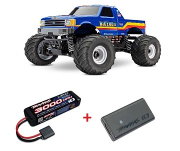 Traxxas Bigfoot 4X4 Brushless: 1/10-scale 4WD Monster Truck with TQ 2.4GHz radio system