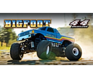 Traxxas Bigfoot 4X4 Brushless: 1/10-scale 4WD Monster Truck with TQ 2.4GHz radio system