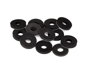 Traxxas Traxxas Body washers, foam, 2mm (2)/ 3mm (2)/ 4mm (4)