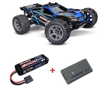Traxxas Rustler 1/10 4X4 Brushless Stadium Truck RTR with TQ 2.4GHz Radio System and BL-2s ESC (Fwd/Rev)Requires Battery and Charger - Blue - Online Sales Begin Oct. 13, 2023 Traxxas Rustler 1/10 4X4 Brushless Stadium Truck RTR with TQ 2.4GHz Radio System and BL-2s ESC (Fwd/Rev)Requires Battery and Charger - Blue - Online Sales Begin Oct. 13, 2023