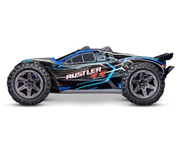 Traxxas Rustler 1/10 4X4 Brushless Stadium Truck RTR with TQ 2.4GHz Radio System and BL-2s ESC (Fwd/Rev)Requires Battery and Charger - Blue - Online Sales Begin Oct. 13, 2023 Traxxas Rustler 1/10 4X4 Brushless Stadium Truck RTR with TQ 2.4GHz Radio System and BL-2s ESC (Fwd/Rev)Requires Battery and Charger - Blue - Online Sales Begin Oct. 13, 2023