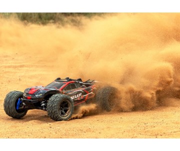 Traxxas Rustler 1/10 4X4 Brushless Stadium Truck RTR with TQ 2.4GHz Radio System and BL-2s ESC (Fwd/Rev)Requires Battery and Charger - Red - Online Sales Begin Oct. 13, 2023 Traxxas Rustler 1/10 4X4 Brushless Stadium Truck RTR with TQ 2.4GHz Radio System and BL-2s ESC (Fwd/Rev)Requires Battery and Charger - Red - Online Sales Begin Oct. 13, 2023