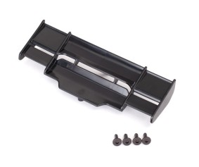 Traxxas Wing, Rustler 4X4 (black)/ 3x8mm FCS (3)