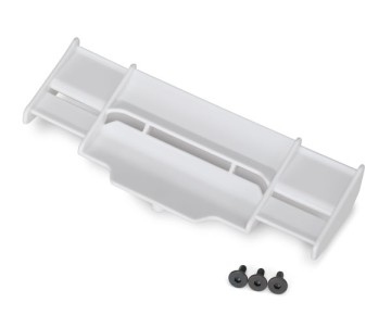 Traxxas Wing, Rustler 4X4 (white)/ 3x8mm FCS (3)