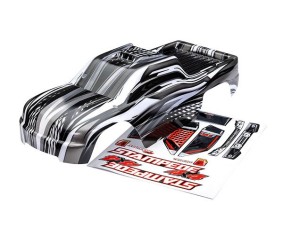 Traxxas Body, Stampede® 4X4, ProGraphix® (graphics are printed, requires paint & final color application)/ decal sheet