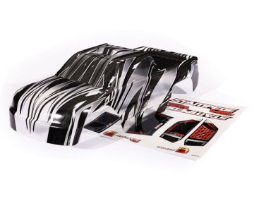 Traxxas Body, Stampede 4X4, Prographix (Graphics Are Printed, Requires Paint & Final Color Application)/ Decal Sheet