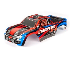 Traxxas Body, Stampede 4X4, Red (Painted, Decals Applied)