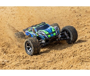 Traxxas Rustler VXL Brushless 1/10 4X4 Stadium Truck with TQi™ Traxxas Link™ Enabled 2.4GHz Radio System & Traxxas Stability Management (TSM) - Green