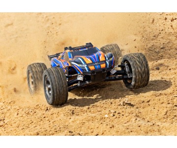 Traxxas Rustler VXL Brushless 1/10 4X4 Stadium Truck with TQi™ Traxxas Link™ Enabled 2.4GHz Radio System & Traxxas Stability Management (TSM) - Orange