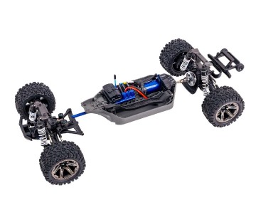 Traxxas Rustler VXL Brushless 1/10 4X4 Stadium Truck with TQi™ Traxxas Link™ Enabled 2.4GHz Radio System & Traxxas Stability Management (TSM) - Red