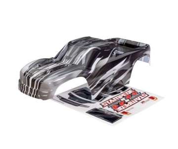Traxxas Body, Stampede® 4X4 Brushless, ProGraphix® (graphics are printed, requires paint & final color application)/ decal sheet