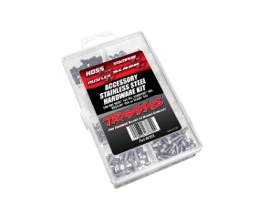 Traxxas Hardware Kit Stainless Steel Hoss 4X4 VXL/Slash 4X4/Stampede 4X4/Rustler 4X4 (Contains all Stainless Steel Hardware used on Hoss 4X4 VXL, Slash 4X4, Stampede 4X4 or Rustler 4X4)
