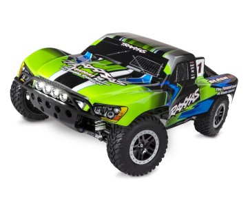 Traxxas Slash 4X4 1/10 4WD XL-5 RTR Short Course Truck Green with LED Lights