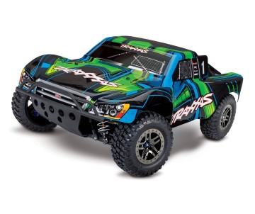 Traxxas Slash 4X4 Ultimate 4WD Short Course Truck, Green, No Battery or Charger