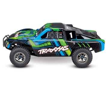 Traxxas Slash 4X4 Ultimate 4WD Short Course Truck, Green, No Battery or Charger