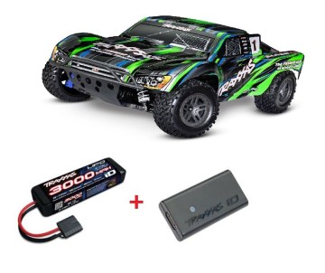 Traxxas Slash 1/10 4X4 Brushless Electric Short Course Truck RTR with TQ 2.4GHz Radio System, BL-2s ESC (Fwd/Rev) Requires Battery and Charger - Green - Online Sales Begin Oct. 13, 2023 
