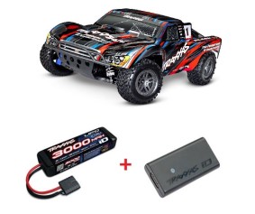 Traxxas Slash 1/10 4X4 Brushless Electric Short Course Truck RTR with TQ 2.4GHz Radio System, BL-2s ESC (Fwd/Rev) Requires Battery and Charger - Red - Online Sales Begin Oct. 13, 2023