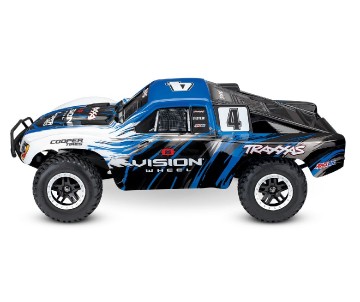Traxxas Slash 4X4 VXL 1/10 Scale 4WD Electric Short Course Truck with TQi™ Traxxas Link™ Enabled 2.4GHz Radio System & Traxxas Stability Management (TSM)® - Vision Traxxas Slash 4X4 VXL 1/10 Scale 4WD Electric Short Course Truck with TQi™ Traxxas Link™ Enabled 2.4GHz Radio System & Traxxas Stability Management (TSM)® - Vision