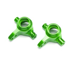 Traxxas Aluminum Steering Block Set (Green) (2)