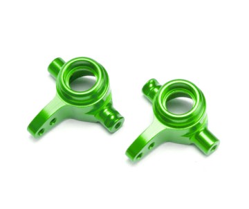 Traxxas Aluminum Steering Block Set (Green) (2)