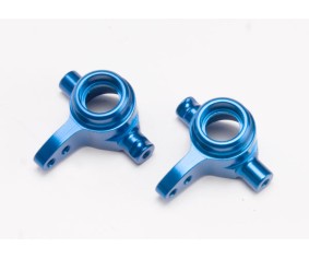 Traxxas Aluminum Steering Block Set (Blue) (2)