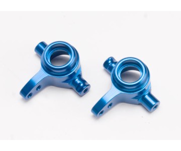 Traxxas Aluminum Steering Block Set (Blue) (2)