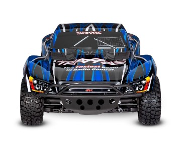 Traxxas Slash 4X4 VXL 1/10 Scale 4WD Brushless Short Course Truck with TQi Traxxas Link Enabled 2.4GHz Radio System & Traxxas Stability Management (TSM) Battery and Charger sold separately - Blue