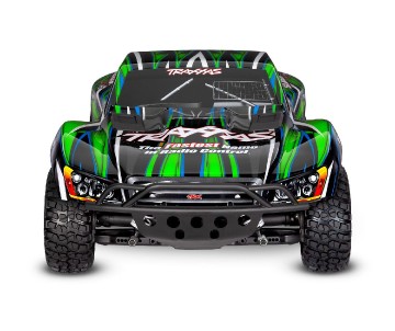 Traxxas Slash 4X4 VXL 1/10 Scale 4WD Brushless Short Course Truck with TQi Traxxas Link Enabled 2.4GHz Radio System & Traxxas Stability Management (TSM)  Battery and Charger sold separately - Green