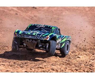 Traxxas Slash 4X4 VXL 1/10 Scale 4WD Brushless Short Course Truck with TQi Traxxas Link Enabled 2.4GHz Radio System & Traxxas Stability Management (TSM)  Battery and Charger sold separately - Green