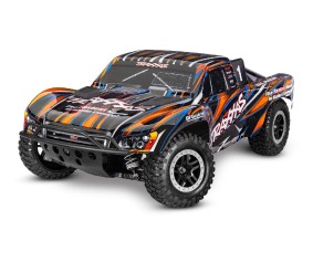 Traxxas Slash 4X4 VXL 1/10 Scale 4WD Brushless Short Course Truck with TQi Traxxas Link Enabled 2.4GHz Radio System & Traxxas Stability Management (TSM)  Battery and Charger sold separately - Orange