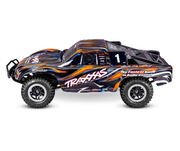 Traxxas Slash 4X4 VXL 1/10 Scale 4WD Brushless Short Course Truck with TQi Traxxas Link Enabled 2.4GHz Radio System & Traxxas Stability Management (TSM)  Battery and Charger sold separately - Orange