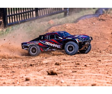 Traxxas Slash 4X4 VXL 1/10 Scale 4WD Brushless Short Course Truck with TQi Traxxas Link Enabled 2.4GHz Radio System & Traxxas Stability Management (TSM)  Battery and Charger sold separately - Red