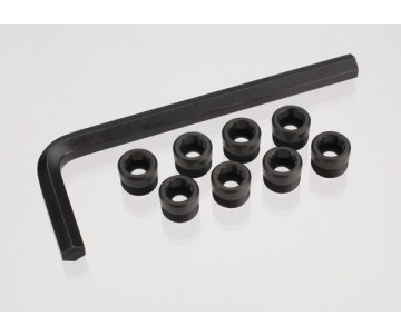 Traxxas Aluminum Pivot Ball Cap Set w/Tool (Hard-Anodized) (8)