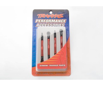 Traxxas Aluminum Toe Links (Red) (4) (Front/Rear)