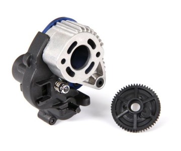 Traxxas Transmission, complete (fits 1/16-scale brushed models)