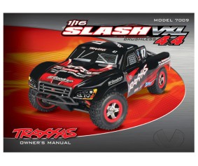 Traxxas Owner's Manual, 1/16 Slash 4wd VXL (Model 7009)