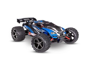 Traxxas E-Revo 1/16 4X4 Monster Truck RTR with TQ 2.4GHz Radio System, XL-2.5 ESC (Fwd/Rev) Includes 6-Cell NiMH Traxxas Battery and 2-amp USB-C Charger w/ iD - Blue