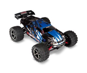 Traxxas E-Revo VXL 1/16 4WD Monster Truck RTR with TQ 2.4GHz Radio System (Fwd/Rev) Includes 6-Cell NiMH Traxxas Battery and 2-amp USB-C Charger w/ iD - BLUEX