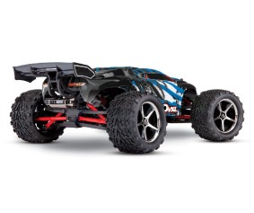 Traxxas E-Revo VXL 1/16 4WD Monster Truck RTR with TQ 2.4GHz Radio System (Fwd/Rev) Includes 6-Cell NiMH Traxxas Battery and 2-amp USB-C Charger w/ iD - BLUEX