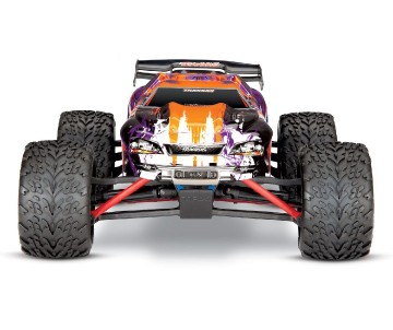 Traxxas E-Revo VXL 1/16 4WD Monster Truck RTR with TQ 2.4GHz Radio System (Fwd/Rev) Includes 6-Cell NiMH Traxxas Battery and 2-amp USB-C Charger w/ iD - PURPLE