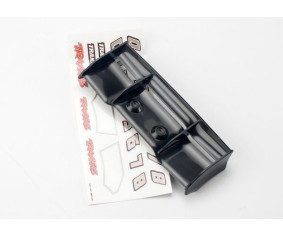 Traxxas Wing, 1/16 E-Revo (black)/ decal sheet