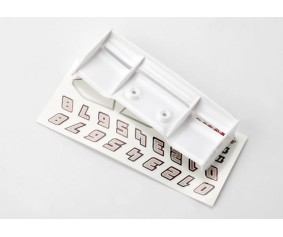 Traxxas Wing, 1/16 E-Revo (white)/ decal sheet