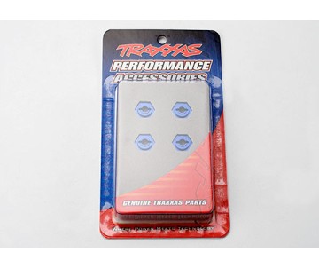 Traxxas Aluminum Hex Wheel Hubs (Blue) (4)