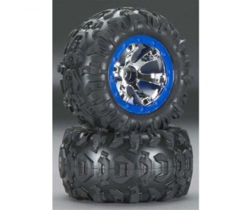 Traxxas 1/16 Assembled Blue Beadlock Summit (2) 