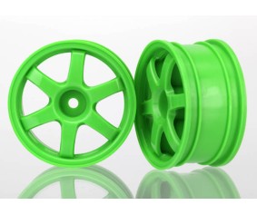 Traxxas Wheels, Volk Racing TE37 (Green) (2)